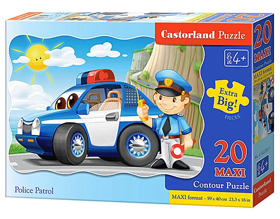 puzzel Police patrol MAXI 20pc