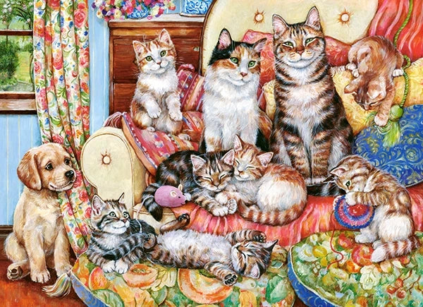 Puzzel Cat Family 300pc