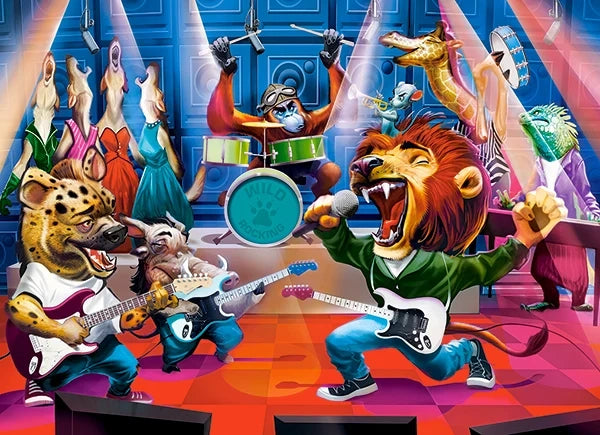 Puzzel Animal Rock concert 300pc