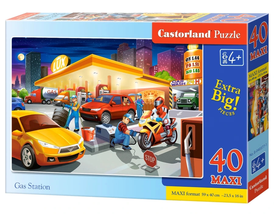 puzzel gas station MAXI 40pc