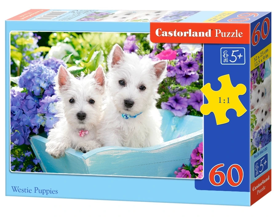 puzzel westie puppies 60pc