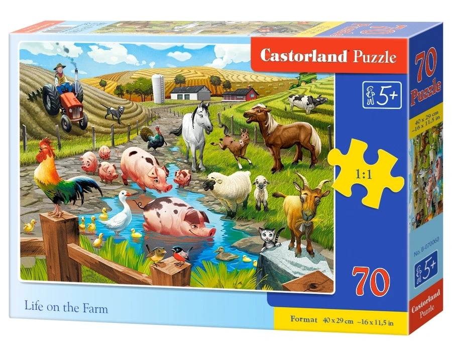 Puzzel Life on the farm 70pc