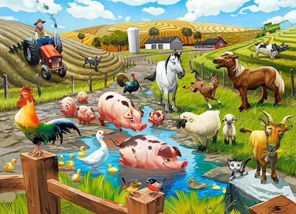 Puzzel Life on the farm 70pc