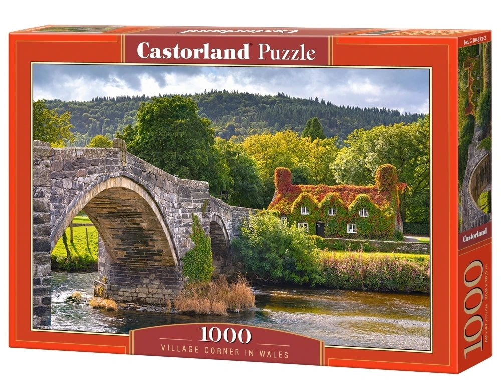 Puzzel Village corner in wales 1000pc