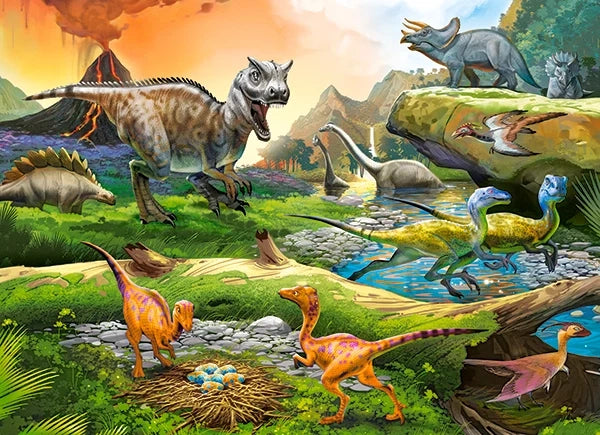 puzzel World of dinosaurs 100pc