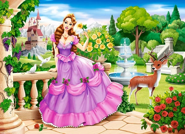 Puzzel Princess in the royal garden 100pc