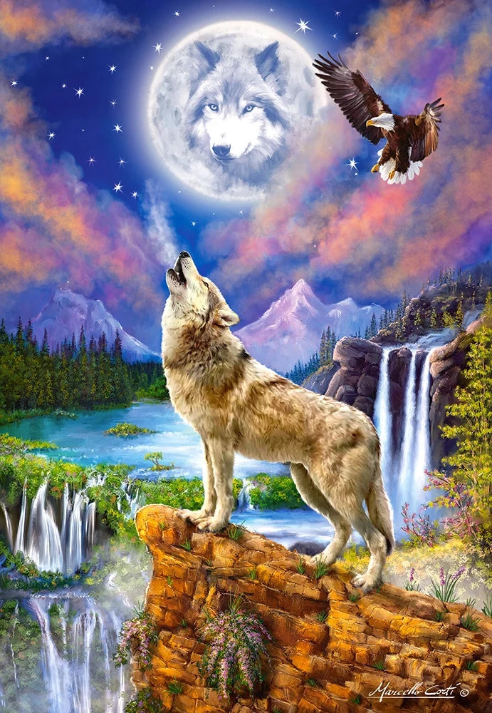 puzzel Wolf's night 1500pc