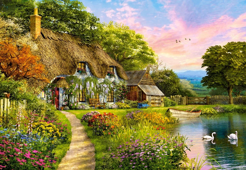 puzzel Countryside cottage 1500pc