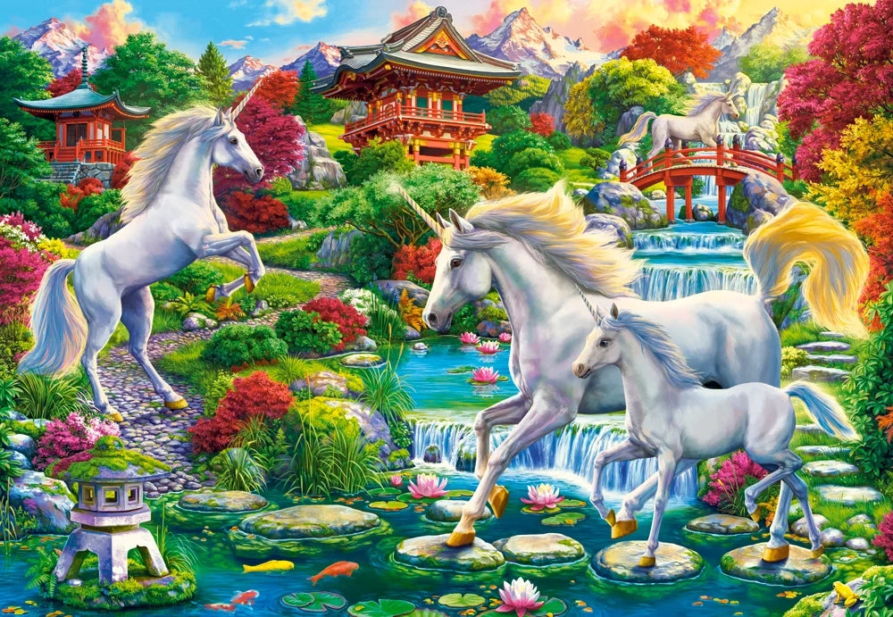 Puzzel unicorn garden 1500pc