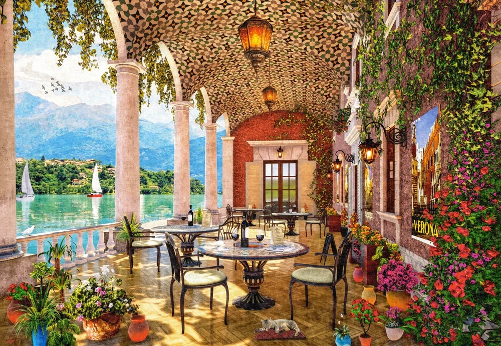 Puzzel lakeside terrace 1500pc