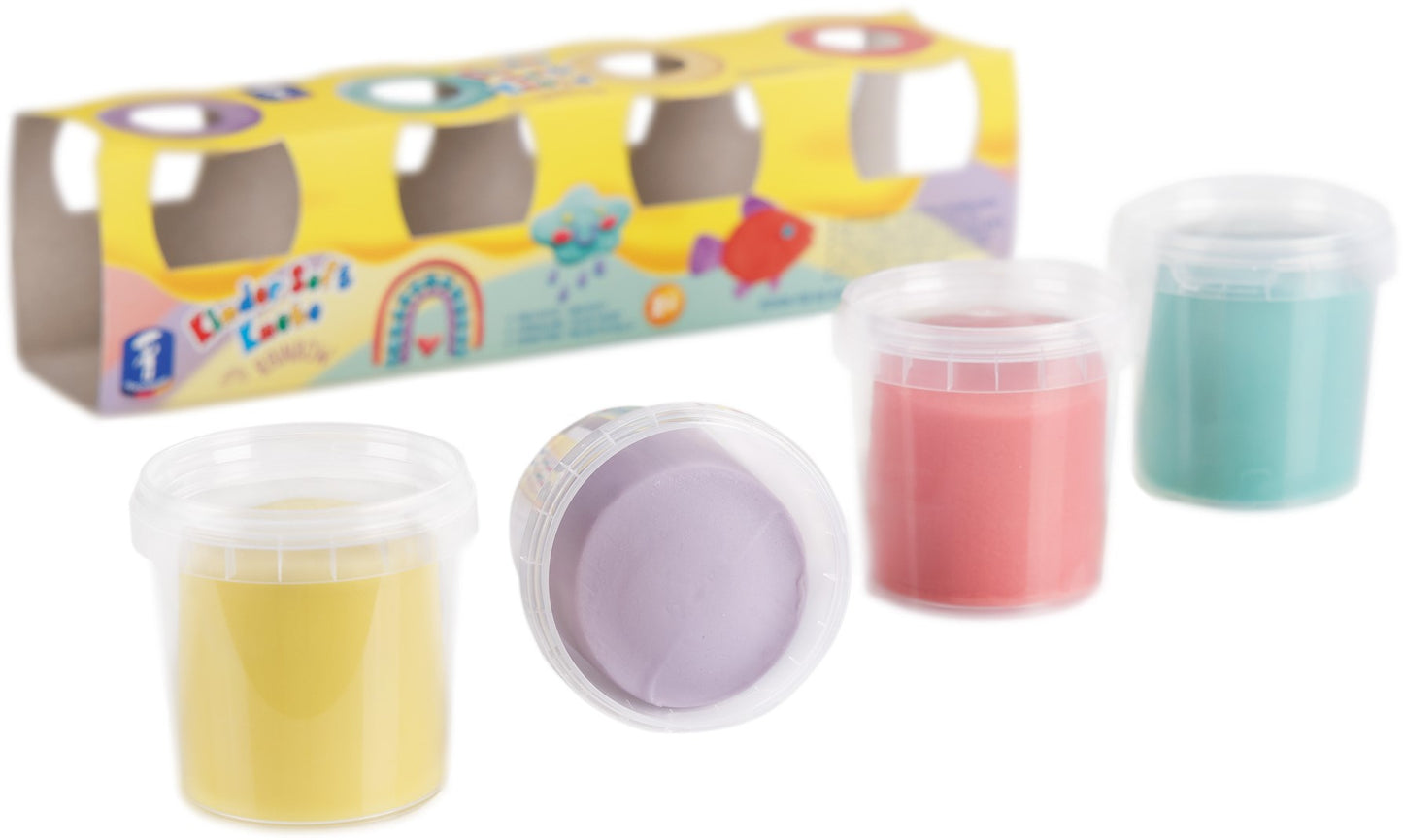 kinder soft klei basic regenboog pastelkleuren