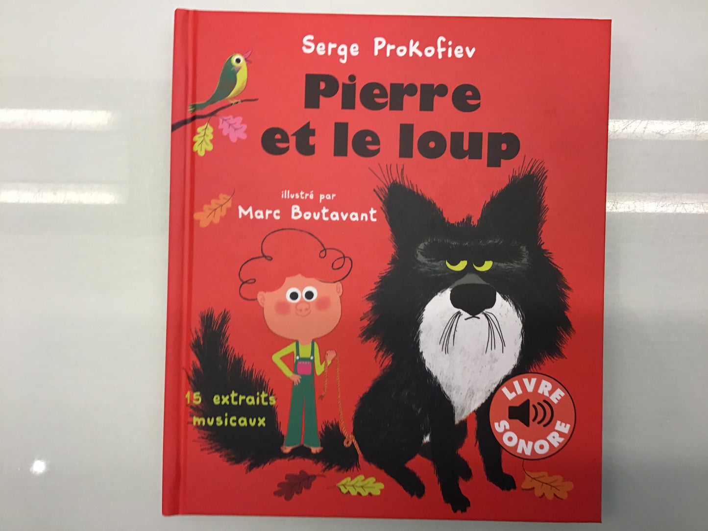 livre sonore pierre et le loup FRA
