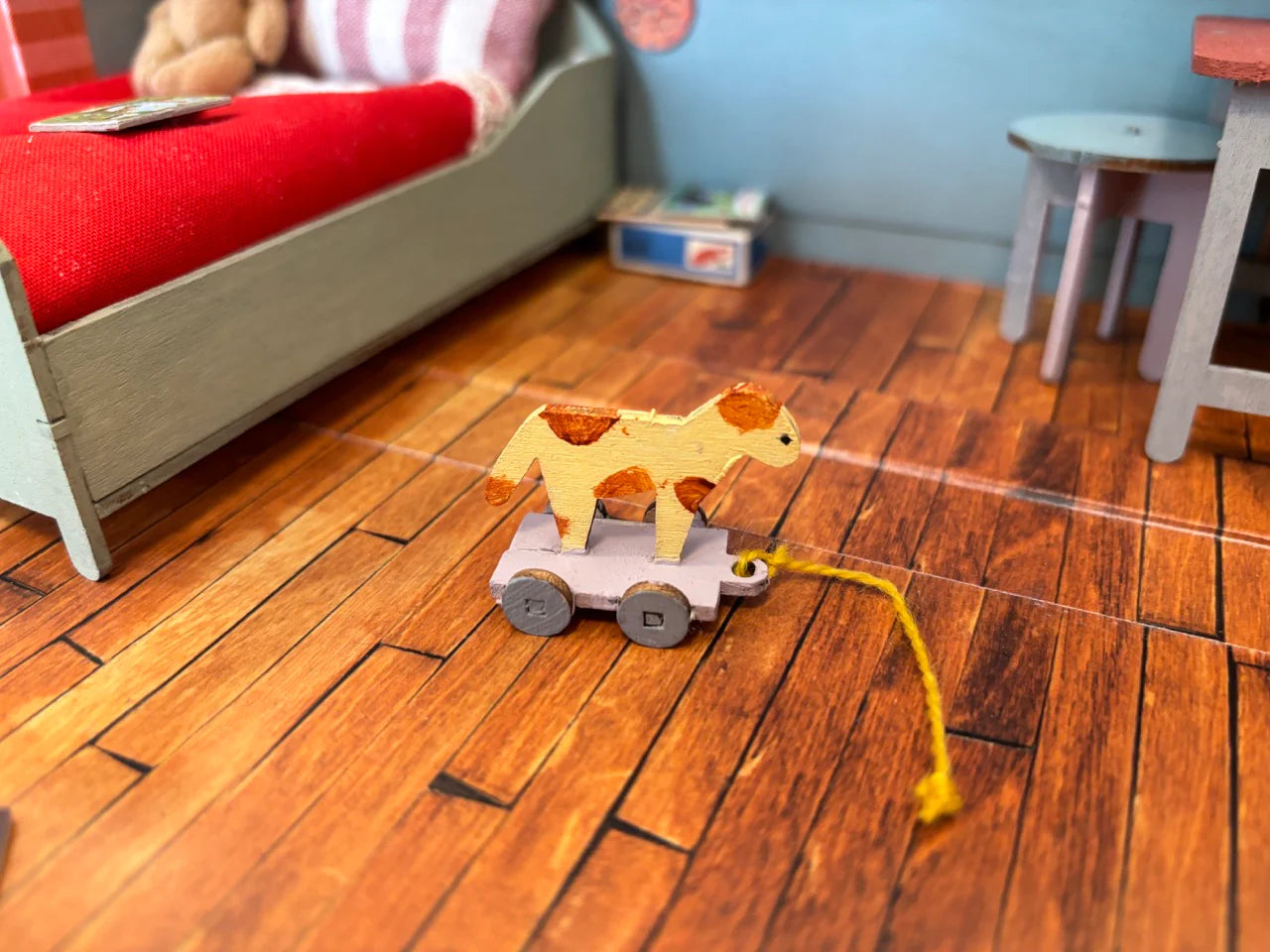 het muizenhuis slaapkamer in valiesje