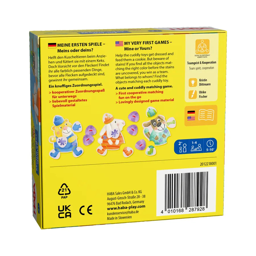 mine or yours ?- Mijn Eerste Spellen INT