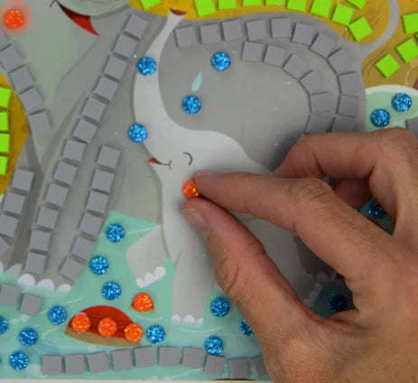 stick'n fun mozaiëk savanne dieren