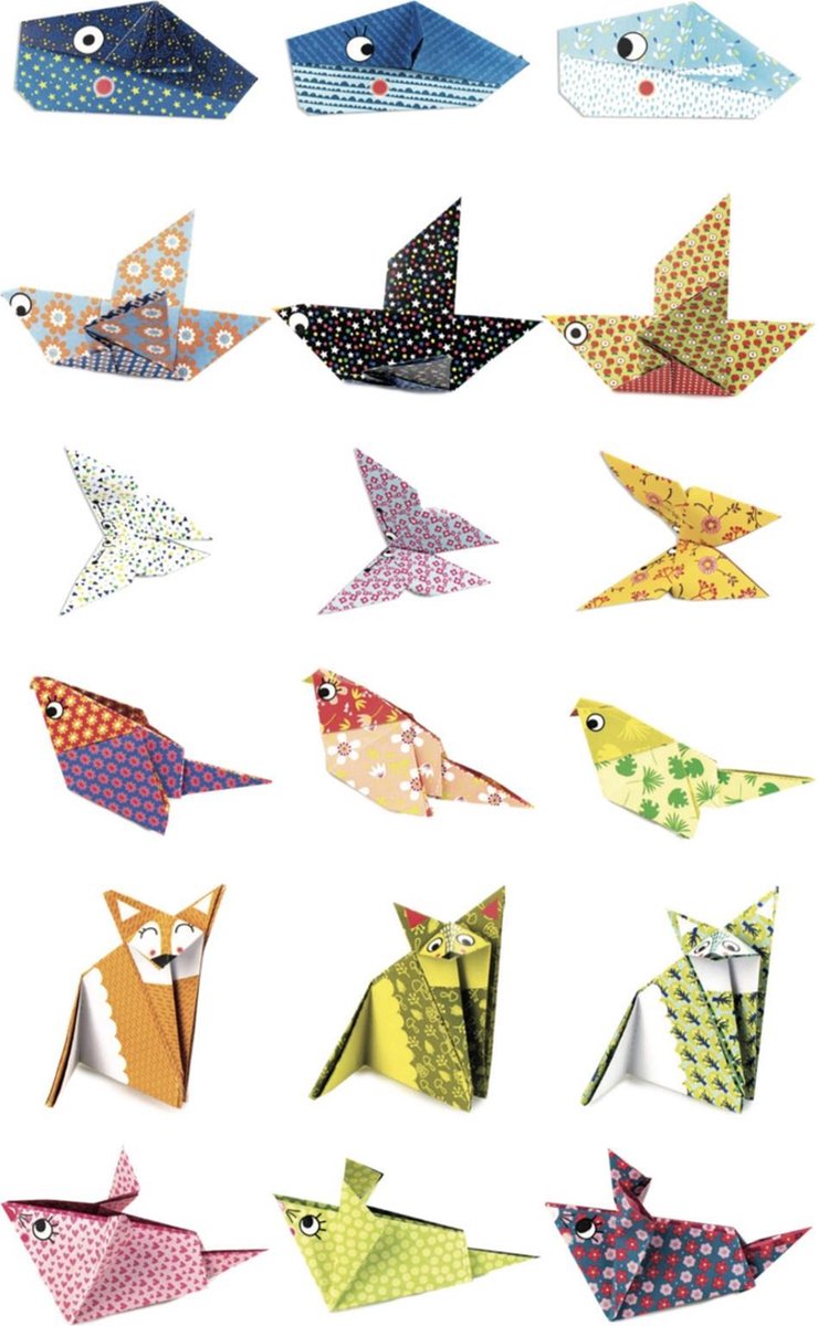 origami dieren