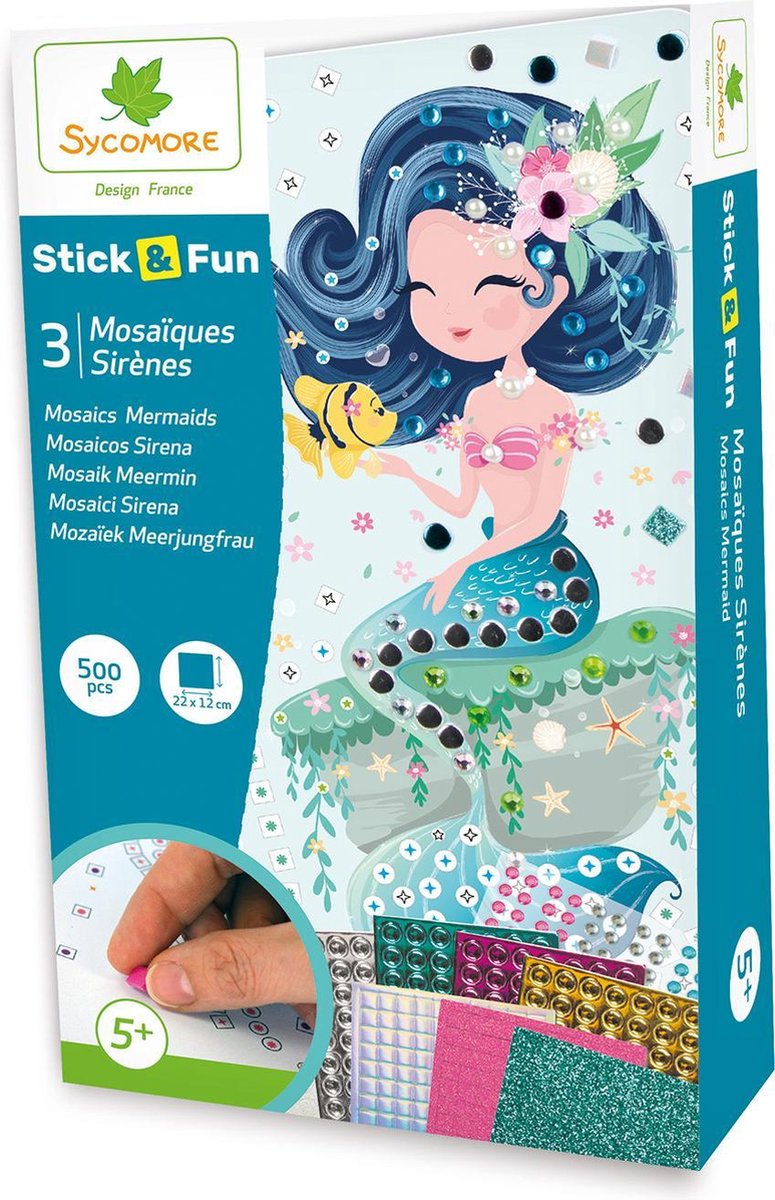 stick'n fun mozaiëk zeemeermin