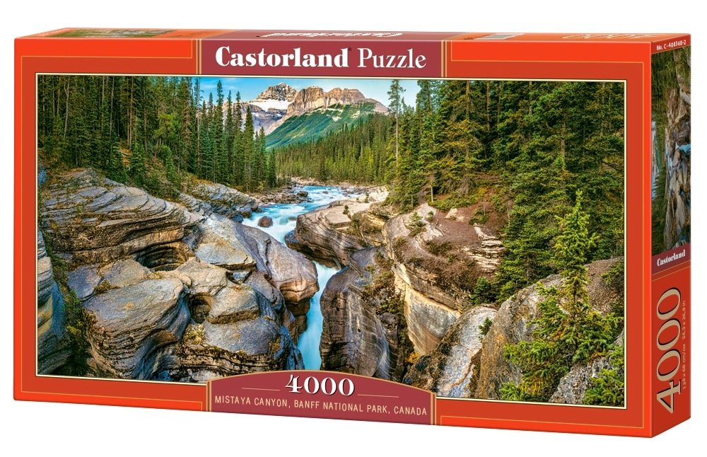 puzzel Mistaya canyon Banff national park canada 4000pc