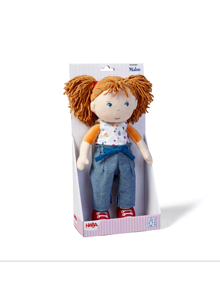 pop in stof - malou M 30cm - poupée en tissu