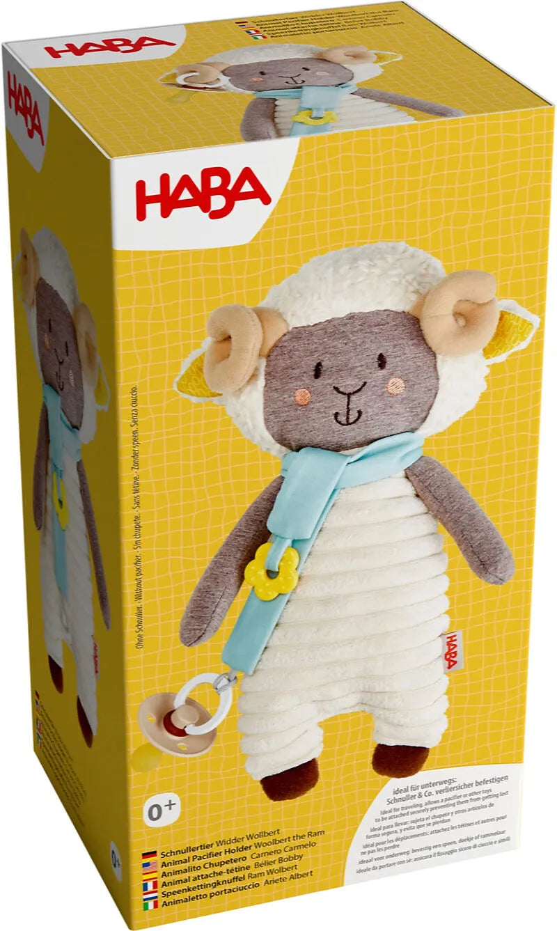 Peluche attache-tétine - Ram Wolbert