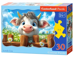 puzzle la vache adorable 30pc