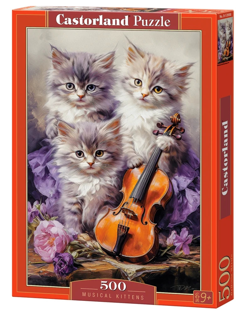 Puzzle les chats musicals 500pc
