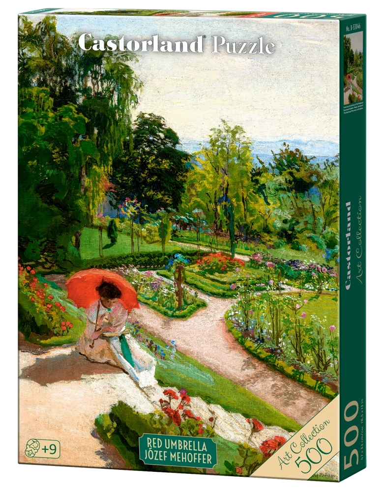 puzzel red umbrella, józef mehoffer (art collection) 500pc