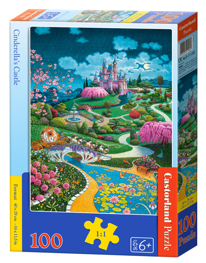 puzzel Cinderella's castle 100pc