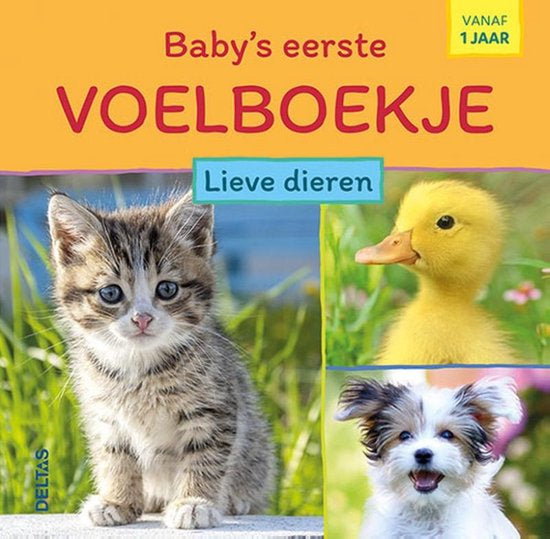 Baby's eerste voelboekje Lieve dieren