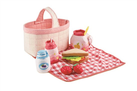 peuter picknickmand in stof