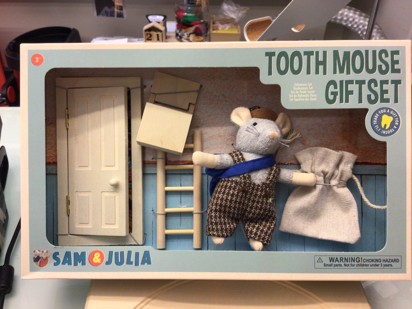 le coffret cadeau de la maison de la souris et de la souris à dents