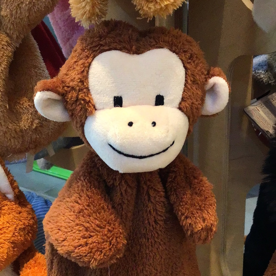 singe marionnette à gants