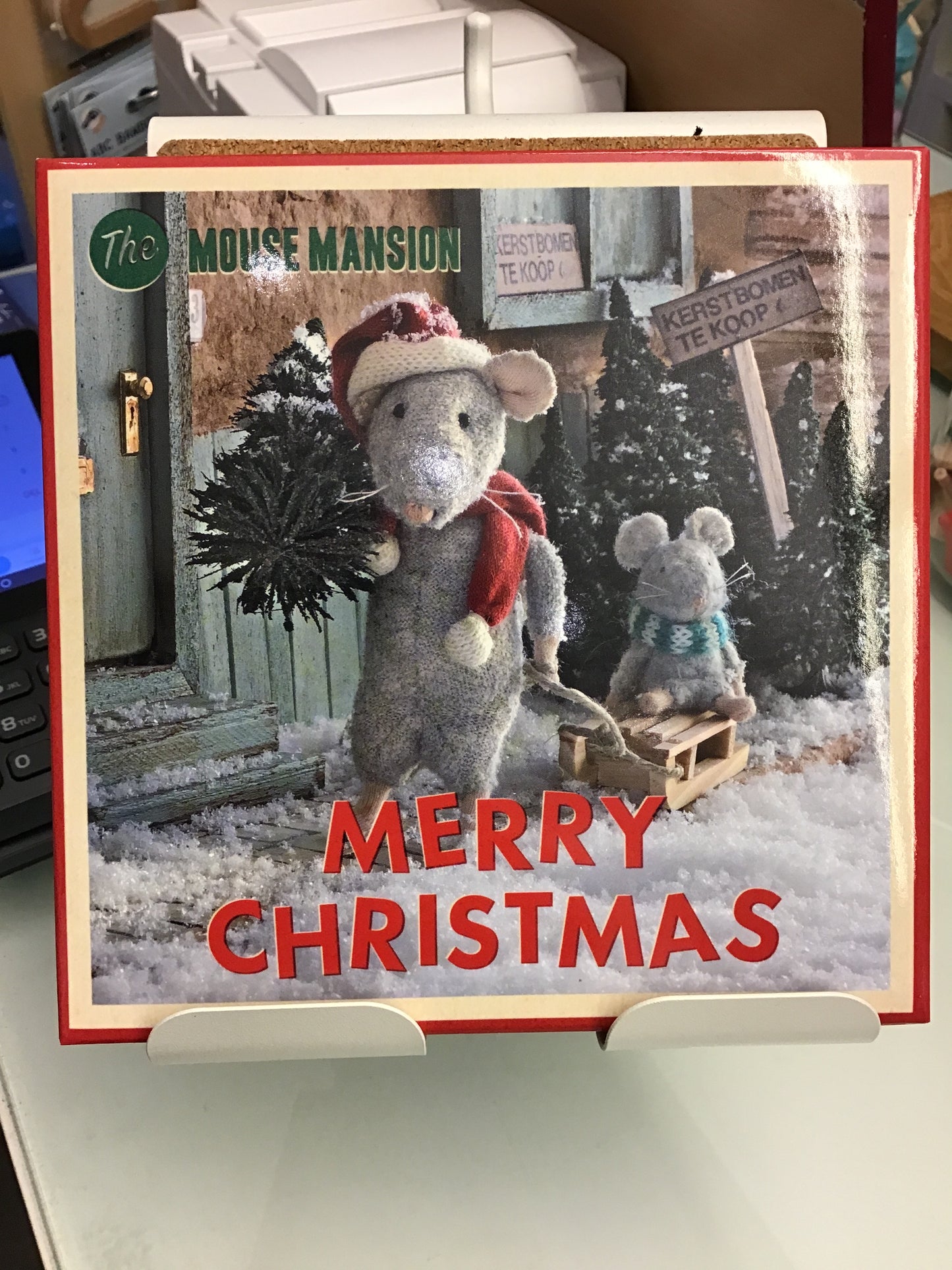 het muizenhuis kerstkaarten set van 10
