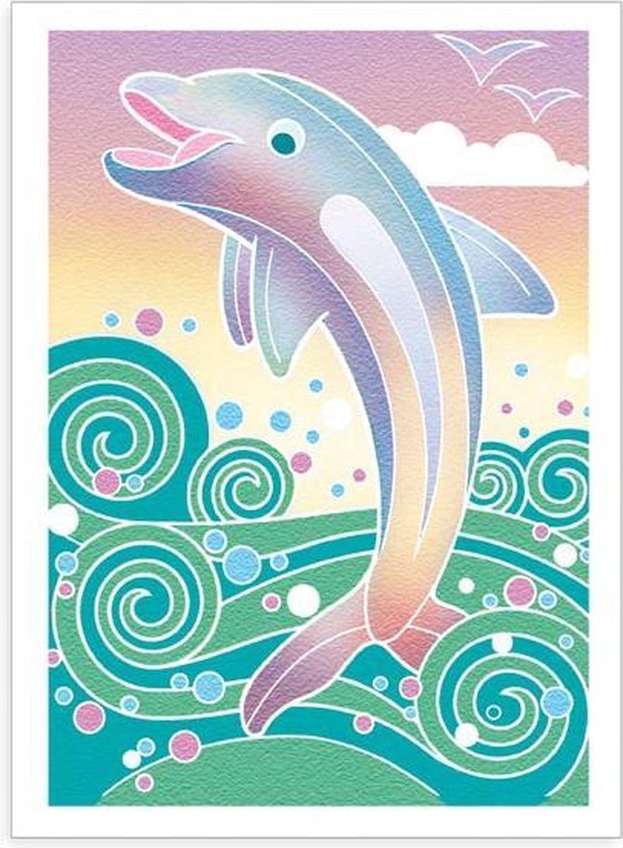 aquarellum mini dolfijnen