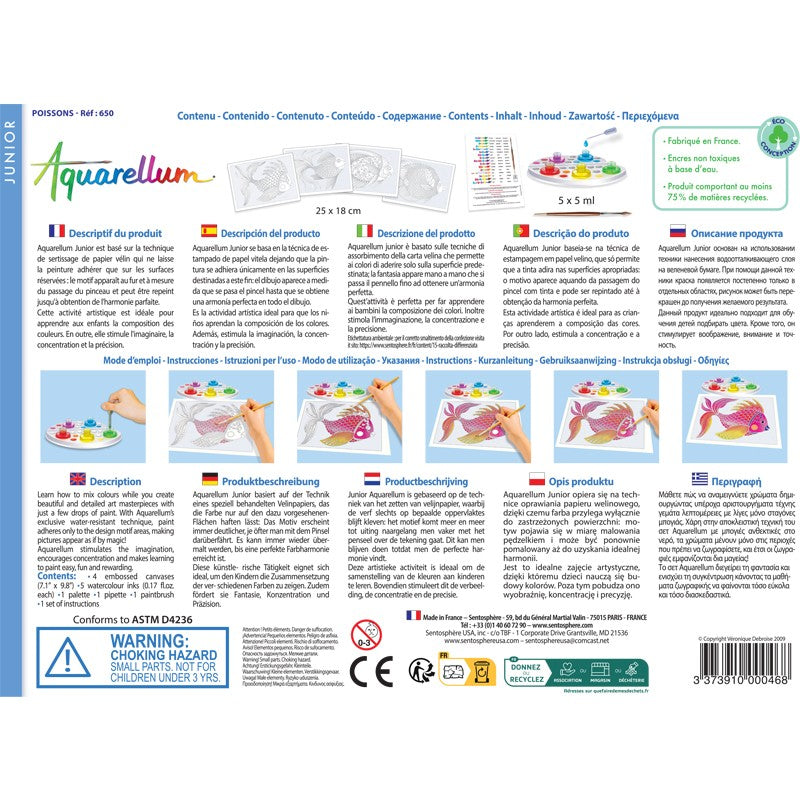 aquarelle poisson junior