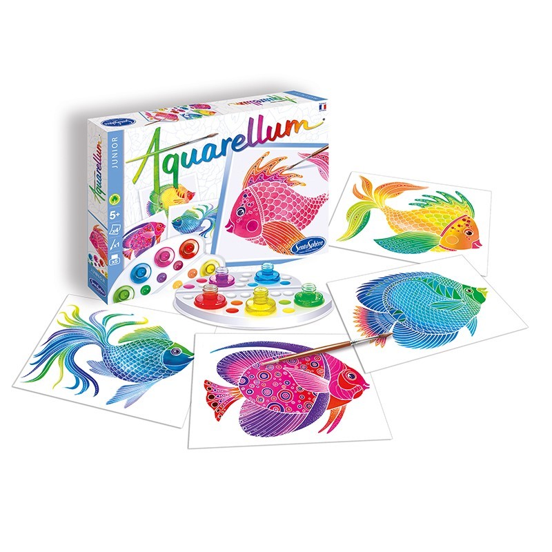 aquarelle poisson junior