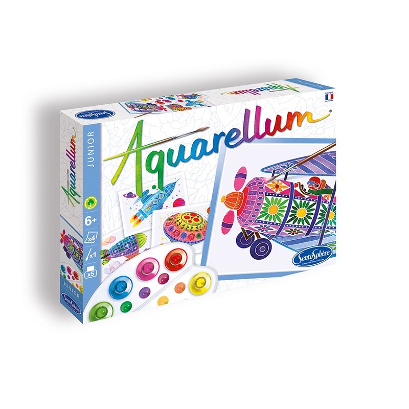 aquarellum junior in de lucht