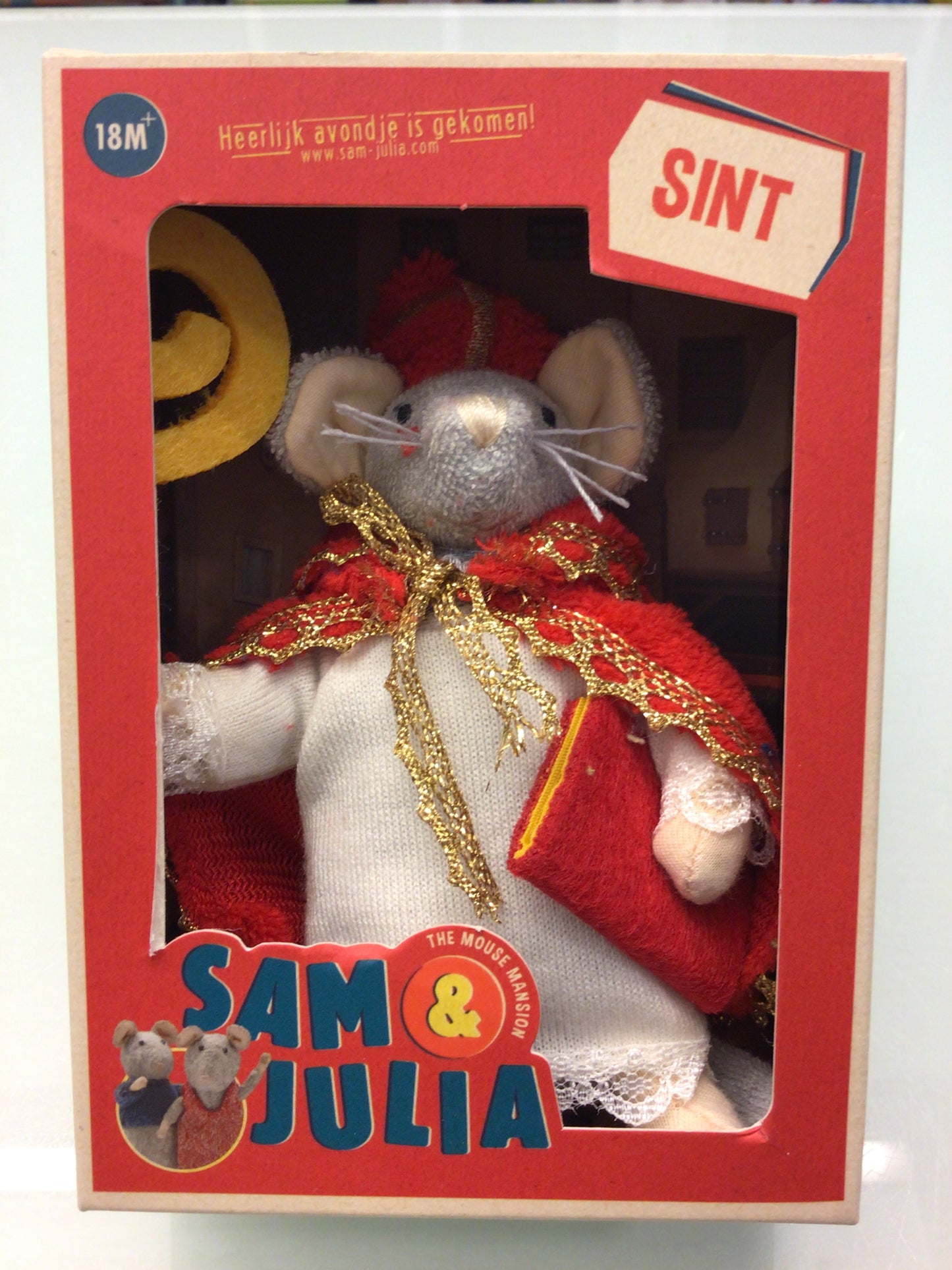 het muizenhuis knuffel muis Sinterklaas