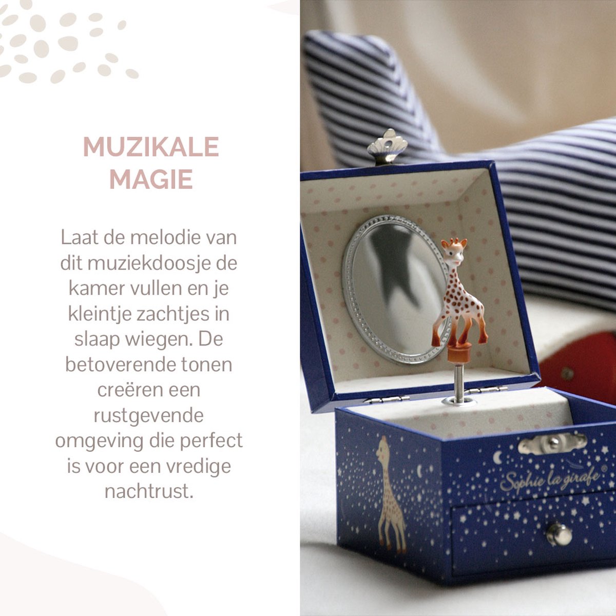 boîte à bijoux avec musique petite Sophie la girafe