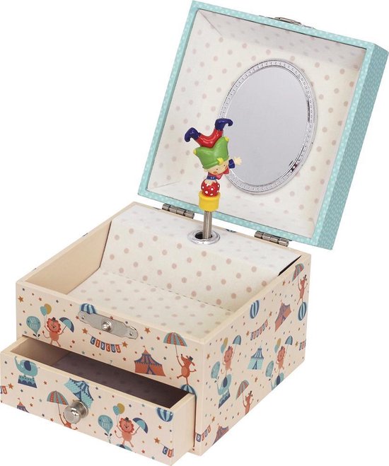 boîte à bijoux petit cirque brille dans le noir
