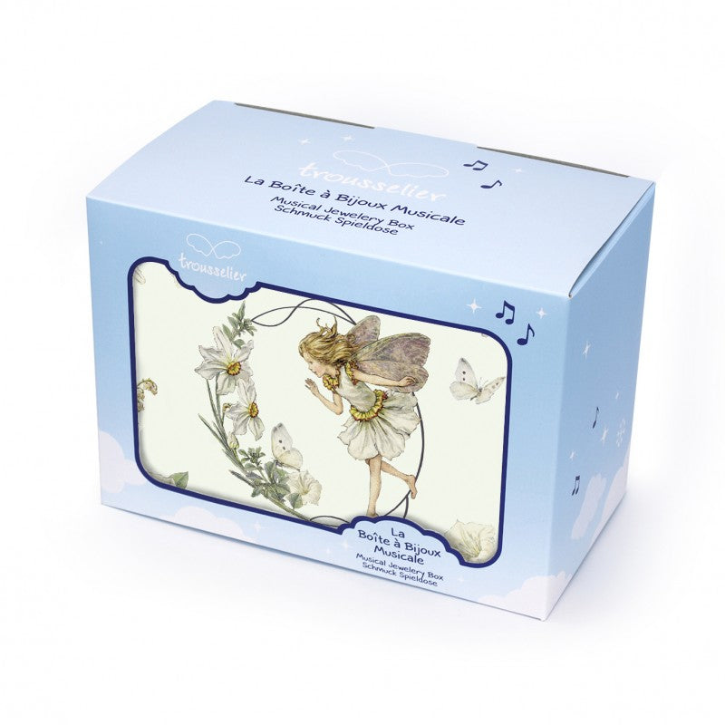 boîte à bijoux avec musique grande fée des fleurs