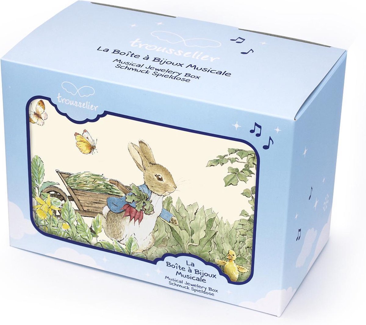 boîte à bijoux avec musique grand Peter Rabbit