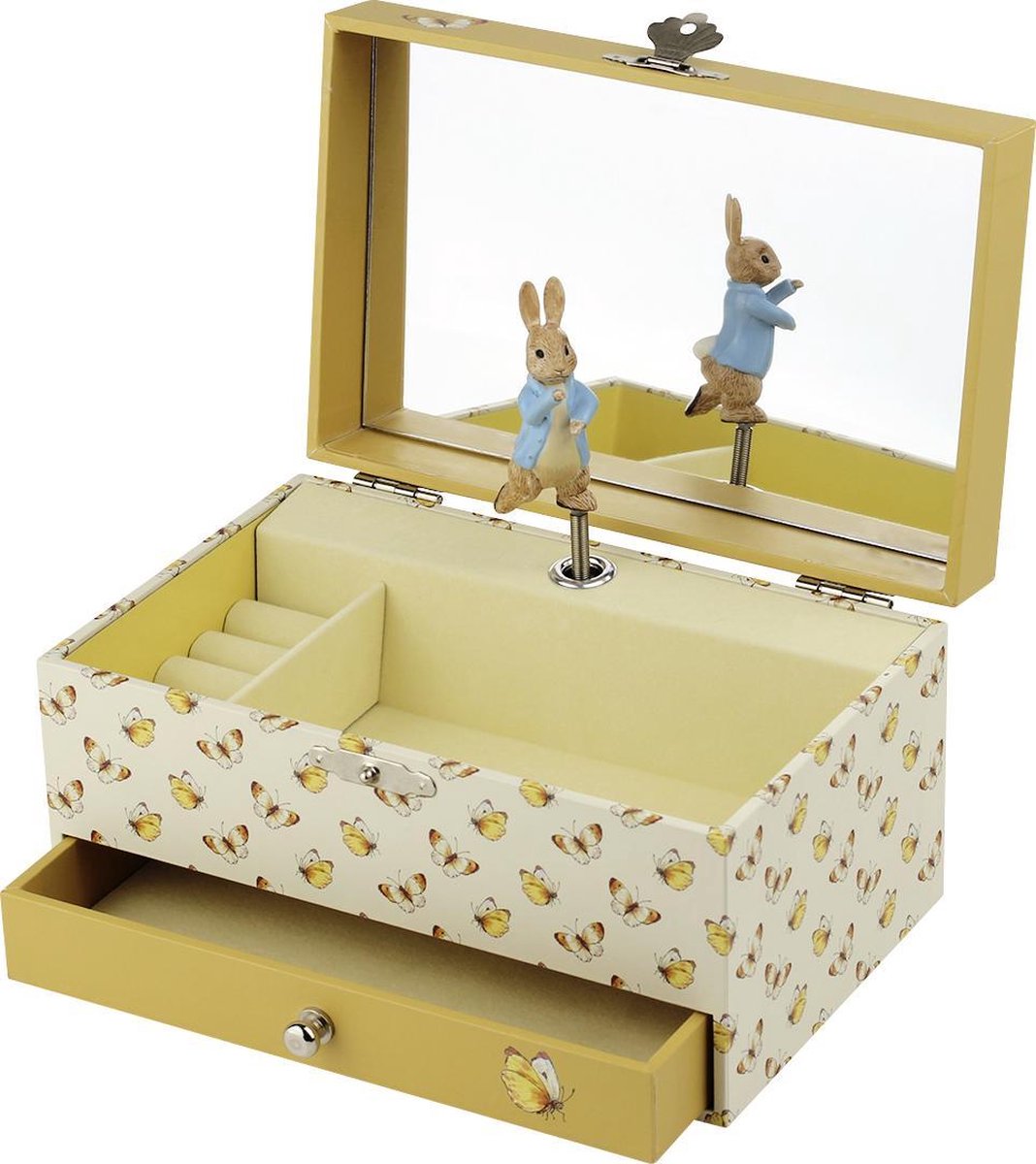 boîte à bijoux avec musique grand Peter Rabbit