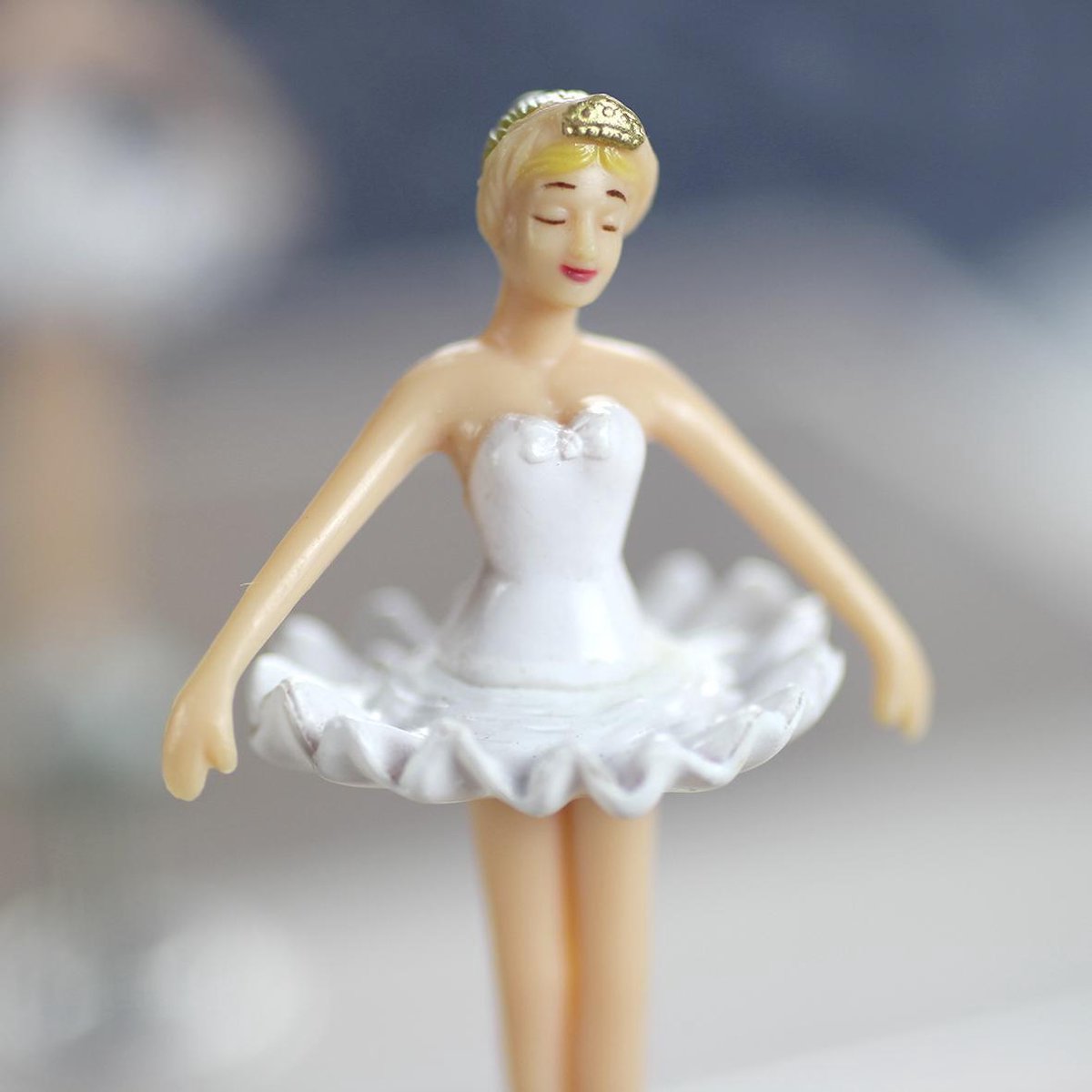 boîte à bijoux avec musique grande ballerine rose