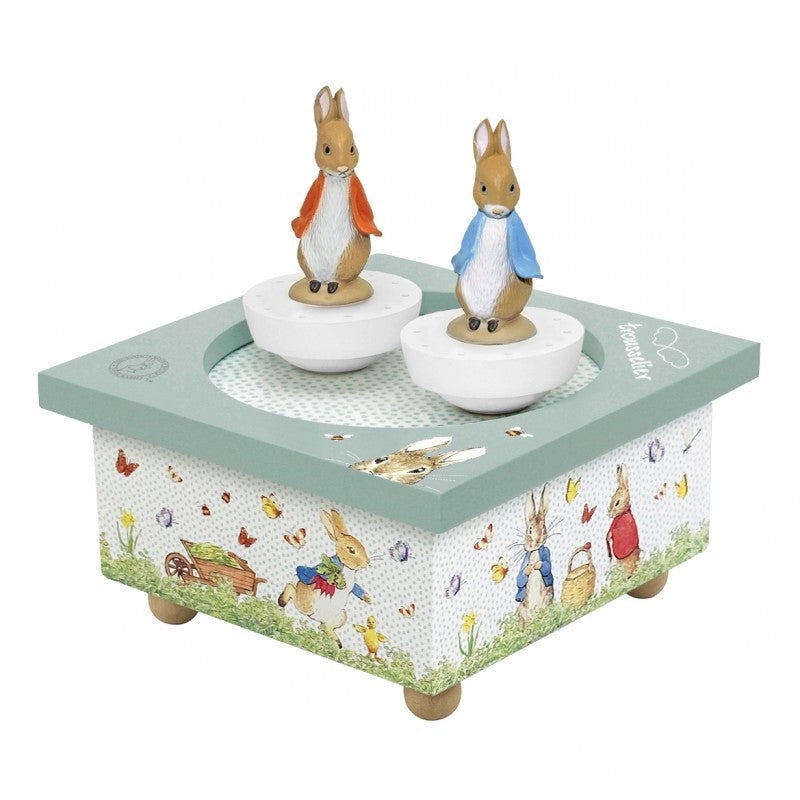 boîte à musique dansant Pierre Lapin