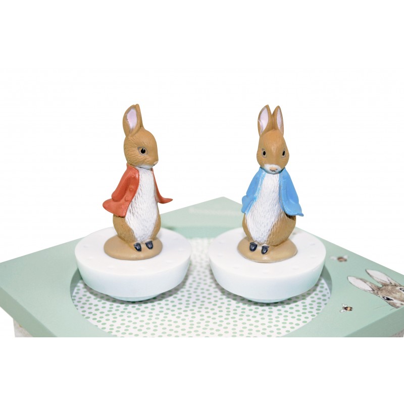 boîte à musique dansant Pierre Lapin