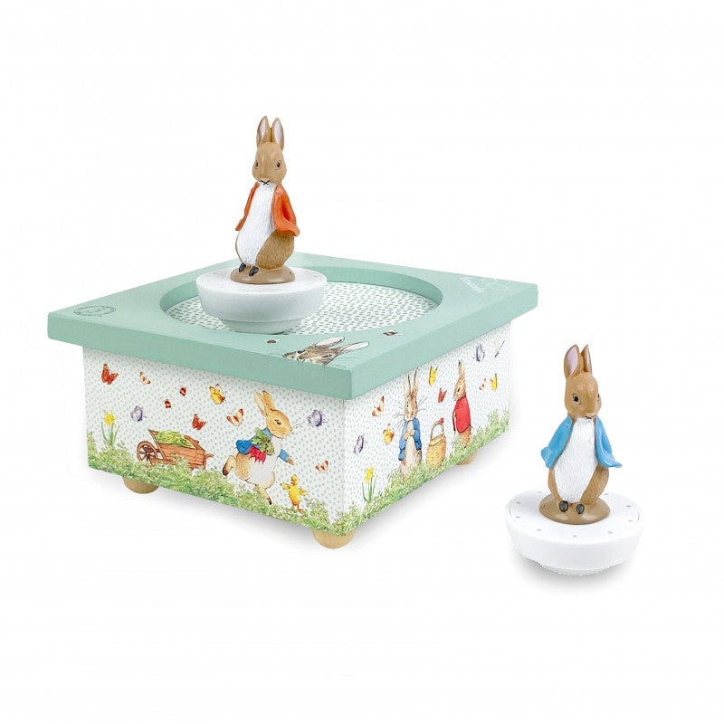 boîte à musique dansant Pierre Lapin