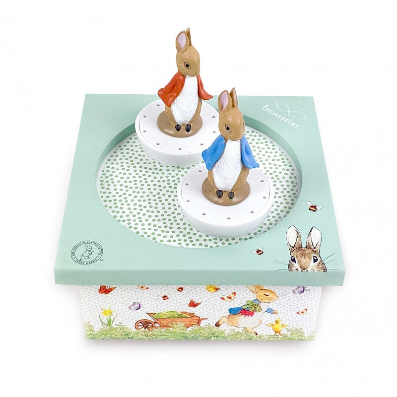 boîte à musique dansant Pierre Lapin