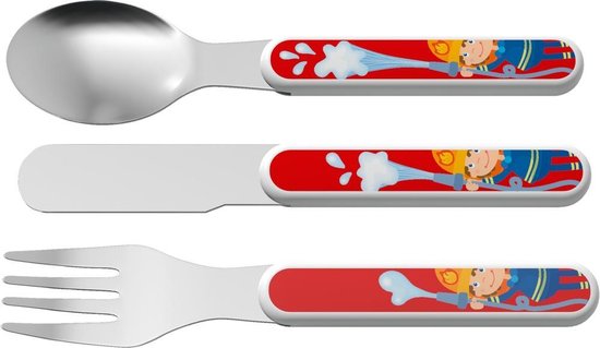 melamine eet servies voor peuter brandweer