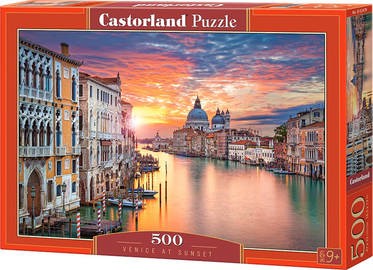 Puzzel Venice at sunset 500pc